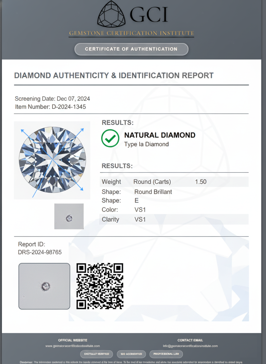 Diamond Screening Sample
